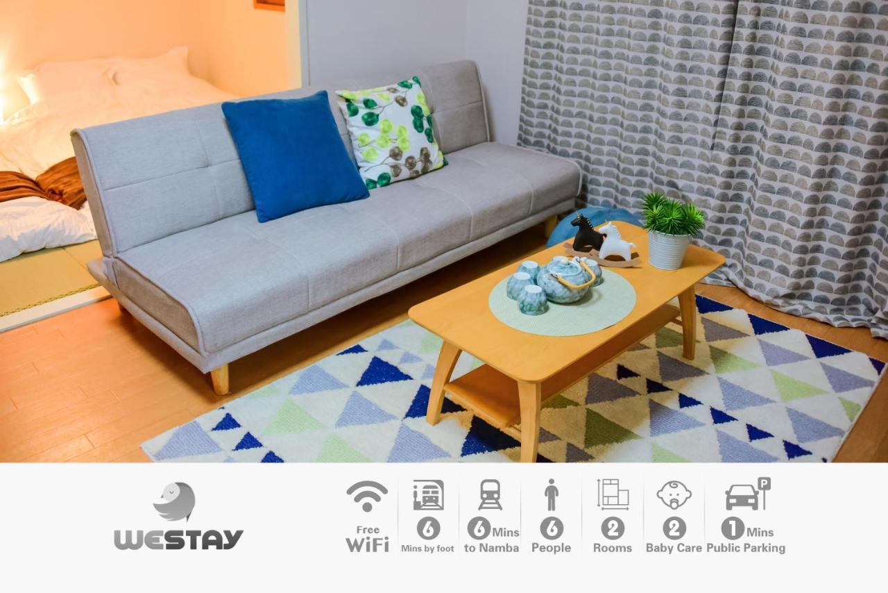Apartemen Westay Designers House/6 Mins To Shinsaibashi201 *