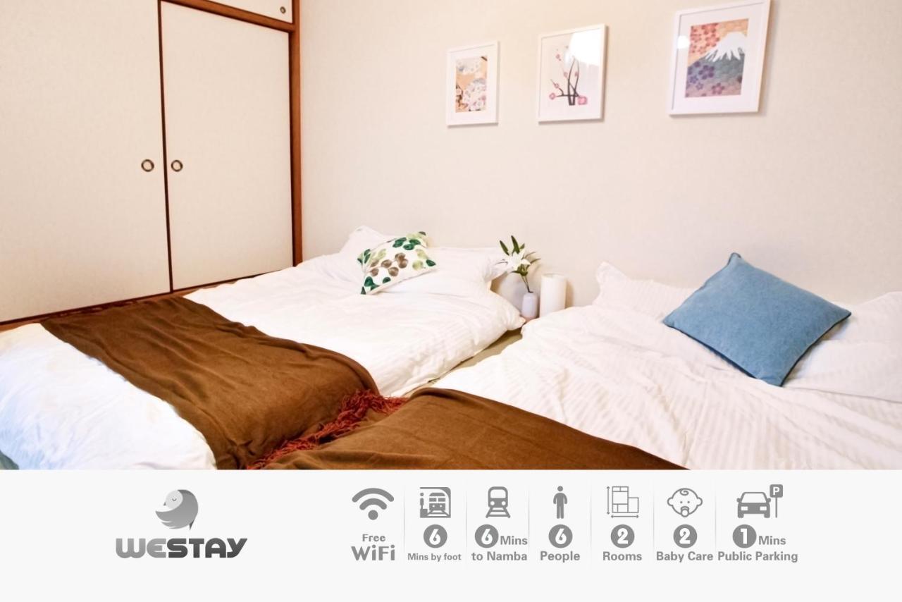 Westay Designers House/6 Mins To Shinsaibashi201 Apartemen
