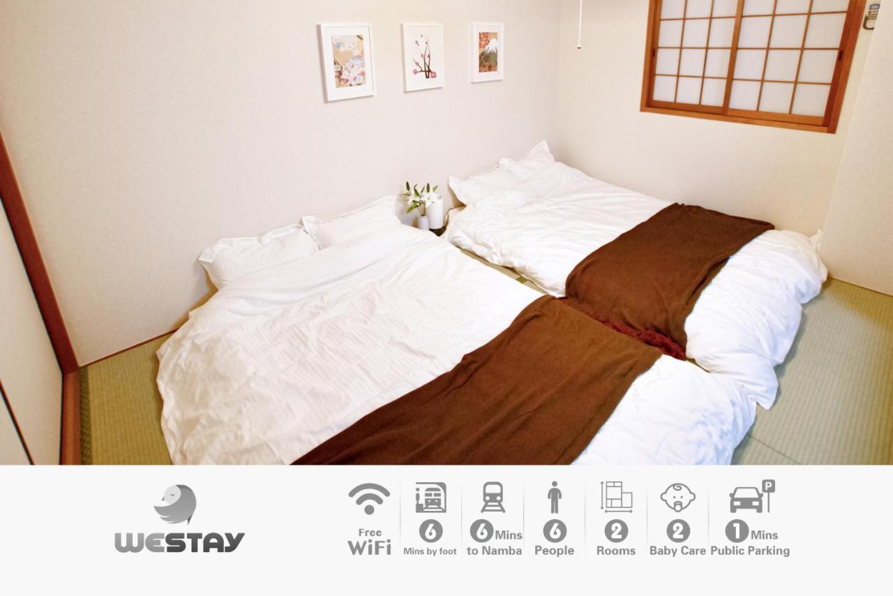 Apartemen Westay Designers House/6 Mins To Shinsaibashi201 Osaka