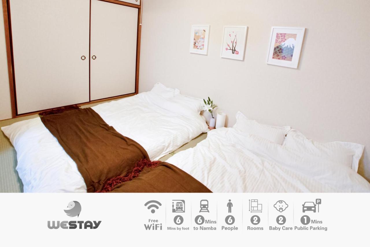 Westay Designers House/6 Mins To Shinsaibashi201 Apartemen